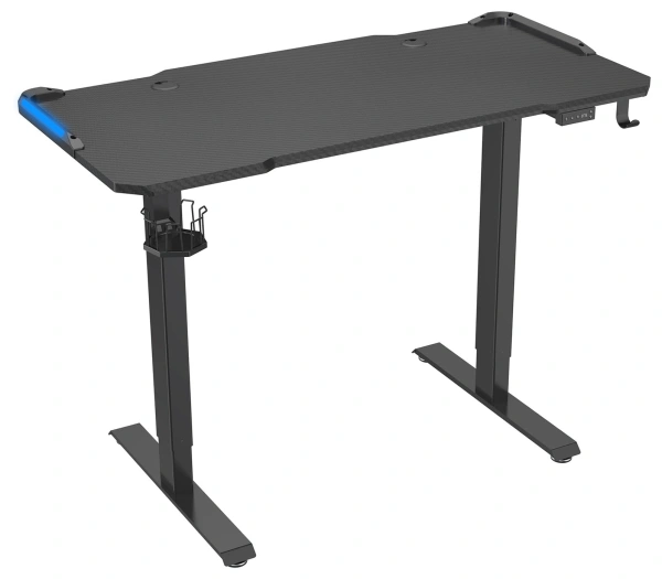 Стол для компьютера Cactus CS-ED-GBK столешница МДФ карбон каркас черный