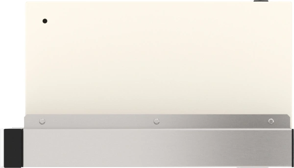 Вытяжка встраиваемая Elikor Интегра Glass 45Н-400-В2Д нержавеющая сталь/стекло бежевое управление: кулисные переключатели (1 мотор)