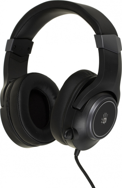 Наушники с микрофоном A4Tech Bloody G350 черный 2м мониторные USB оголовье (G350 USB/ BLACK)
