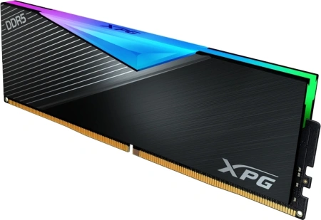 Память DDR5 2x32GB 6000MHz A-Data AX5U6000C3032G-DCLARBK XPG Lancer RGB RTL PC5-48000 CL30 DIMM 288-pin 1.35В kit dual rank с радиатором Ret