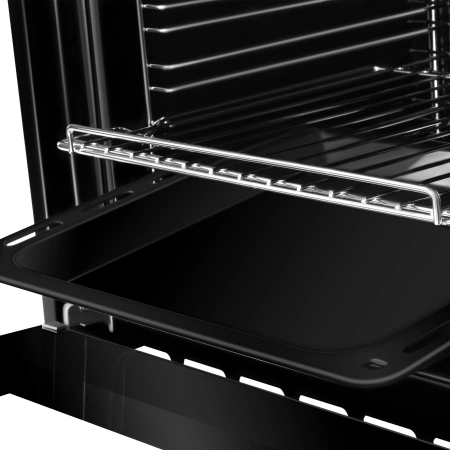 Духовой шкаф Электрический Hyundai HEO 6642 IX серебристый/черный