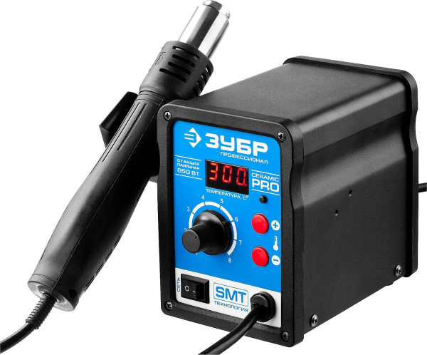 Паяльная станция Зубр 55350 импульсный 650Втмакс.t=500