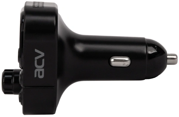 Автомобильный FM-модулятор ACV FMT-130B черный BT USB (40580)