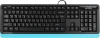 Клавиатура A4Tech Fstyler FK10 черный/синий USB