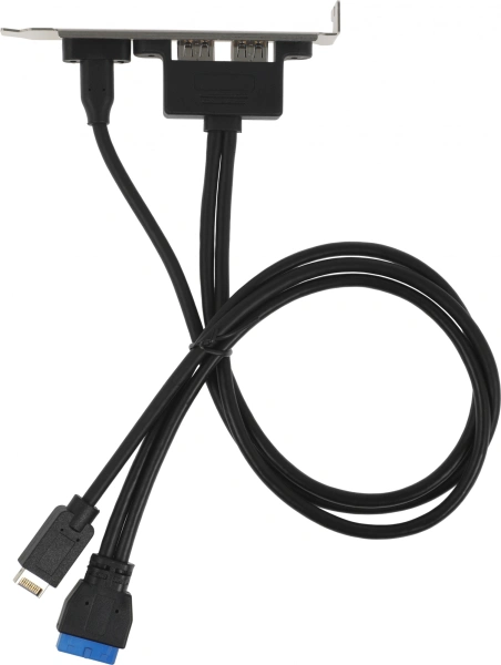 Адаптер USB 2xUSB3.0 1xUSB3.1 Type-C Bulk