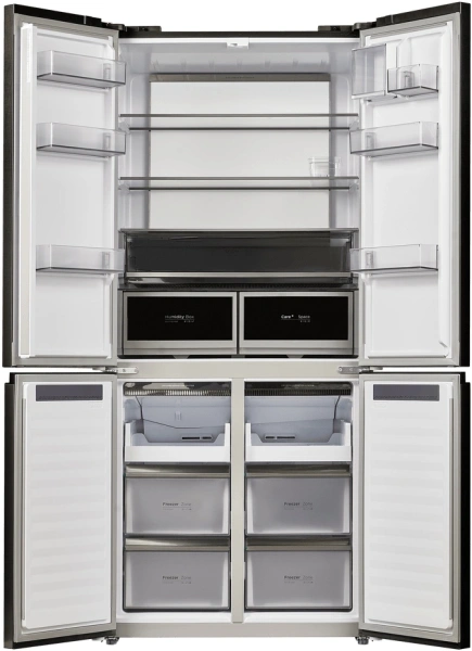 Холодильник Maunfeld MFF190NFDSB 3-хкамерн. черный