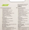 Мышь Acer OMR032 черный/красный оптическая (1600dpi) беспроводная USB (3but)