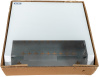 Шкаф коммутационный NTSS (NTSS-SOHO5U) настенный 5U 520x140мм пер.дв.стекл несъемн.бок.пан. 80кг бел