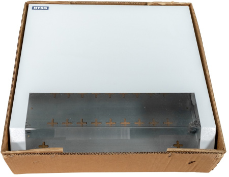 Шкаф коммутационный NTSS (NTSS-SOHO5U) настенный 5U 520x140мм пер.дв.стекл несъемн.бок.пан. 80кг бел