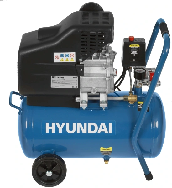 Компрессор поршневой Hyundai HYC 2324 масляный 230л/мин 24л 1500Вт синий/черный