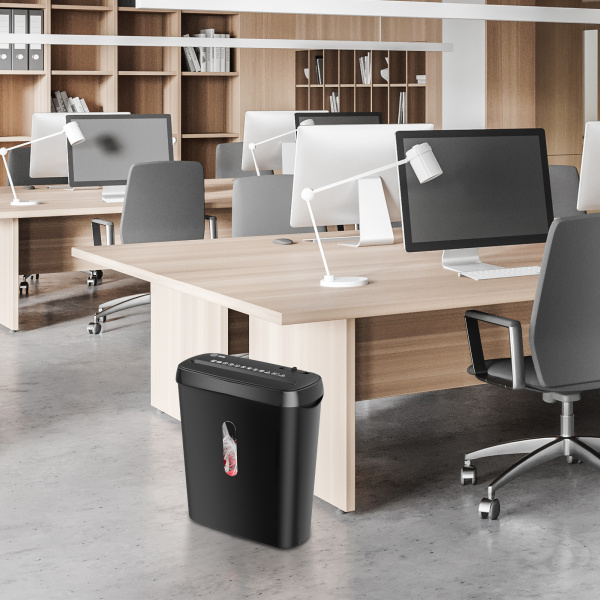 Шредер Cactus CS-SH-A1 (секр.Р-2)/ленты/6лист./8лтр.