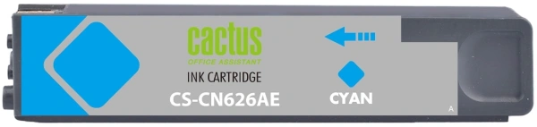 Картридж струйный Cactus CS-CN626AE №971XL голубой (110мл) для HP DJ Pro X476dw/X576dw/X451dw