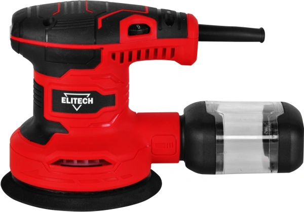Эксцентр.шлифмашина Elitech МШЭ 031Э 300Вт D125мм (E2213.025.00)