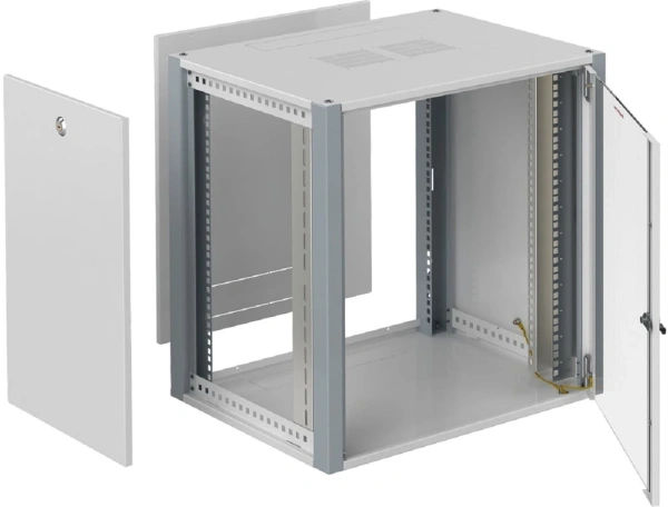 Шкаф коммутационный Sysmatrix (WP 6312.710) настенный 12U 600x350мм пер.дв.стекл 60кг серый 200мм 20кг 585мм IP20 металл