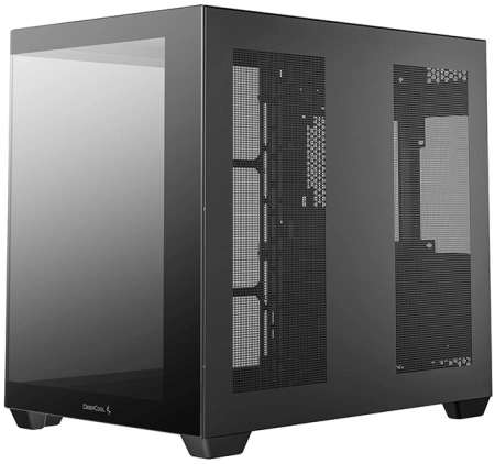 Корпус Deepcool CG530 черный без БП ATX 10x120mm 4x140mm 1xUSB2.0 2xUSB3.0 audio bott PSU