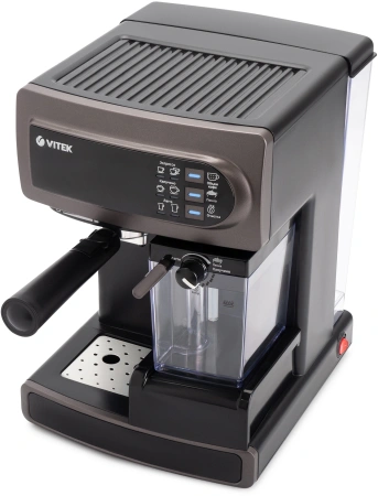 Кофеварка рожковая Vitek VT-1517 SR 1238Вт серый