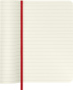 Блокнот Moleskine CLASSIC SOFT QP611F2 Pocket 90x140мм 192стр. линейка мягкая обложка красный