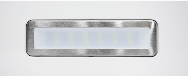 Вытяжка встраиваемая Lex Hubble 2M 600 белый управление: кнопочное (2 мотора)