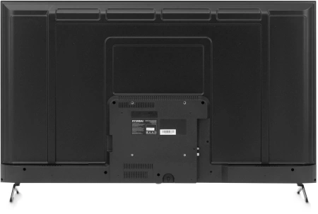 Телевизор LED Hyundai 55" H-LED55BU7006 Android TV Frameless Metal черный 4K Ultra HD 60Hz DVB-T DVB-T2 DVB-C DVB-S DVB-S2 USB WiFi Smart TV