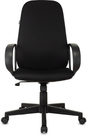 Кресло руководителя Бюрократ Ch-808AXSN черный TW-11 крестов. пластик