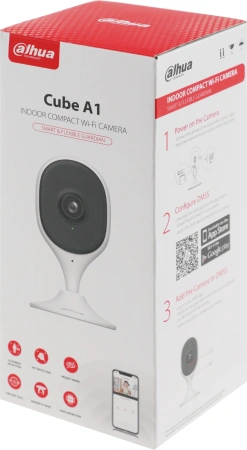 Камера видеонаблюдения IP Dahua DH-IPC-C5AP-0280B Wi-Fi 2.8-2.8мм цв. корп.:белый/черный