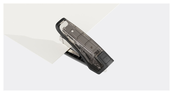 Степлер Kw-Trio 05295 N10 (15листов) снижение усилия прозрачный 100скоб пластик коробка