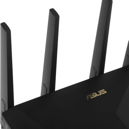 Роутер беспроводной Asus RT-AX5400 AX5400 10/100/1000 черный комп.:устройство/крепления/адаптер