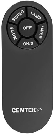 Вентилятор напольный Centek CT-5010 65Вт скоростей:3 ПДУ черный/серый