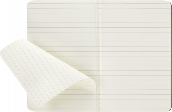 Блокнот Moleskine CAHIER JOURNAL CH011D17 Pocket 90x140мм обложка картон 64стр. линейка розовый неон (3шт)