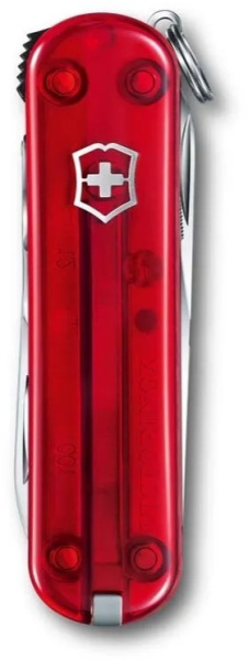 Нож перочинный Victorinox Nail Clip (0.6463.T) 65мм 8функц. красный полупрозрачный
