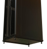 Шкаф коммутационный WRline (WR-TT-2266-DD-RAL9004) напольный 22U 600x600мм пер.дв.перфор.2ств. задн.дв.перфор.2-хст. 2 бок.пан. направл.под винты 800кг черный 510мм 1166мм IP20 сталь