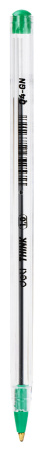 Ручка шариков. Deli Think EQ4-GN d=1мм зел. черн.