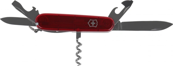 Нож перочинный Victorinox Spartan (1.3603.T) 91мм 12функц. красный полупрозрачный карт.коробка