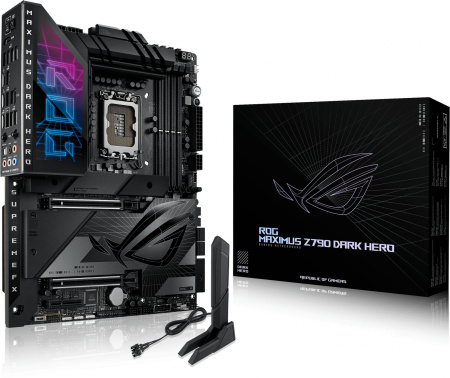 Материнская плата Asus ROG MAXIMUS Z790 DARK HERO Soc-1700 Intel Z790 4xDDR5 ATX AC`97 8ch(7.1) 2.5G
