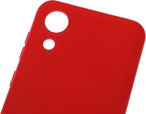 Чехол (клип-кейс) BoraSCO для Samsung Galaxy A03 Core красный (40945)