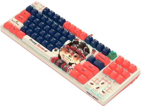 Клавиатура A4Tech Bloody AT87 Proxy Boom механическая бежевый/красный USB for gamer LED (AT87)