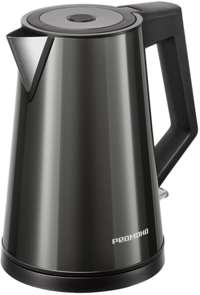 Чайник электрический Redmond KM244 1.7л. 2200Вт серый корпус: нерж.сталь/пластик