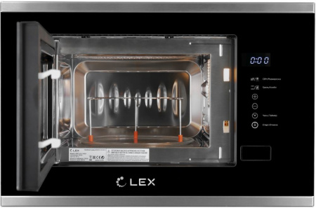 Микроволновая печь Lex Bimo 20.01 INOX 20л. 700Вт нержавеющая сталь/черный (встраиваемая)