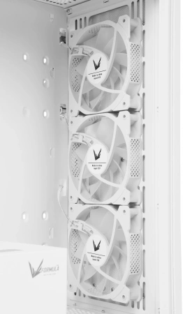 Корпус Formula TimberLine T0 белый без БП ATX 6x120mm 6x140mm 2xUSB3.0 audio