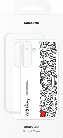 Чехол (клип-кейс) Samsung для Samsung Galaxy S25+ Flipsuit Case S25+ белый/прозрачный (EF-MS936CWEGRU)