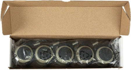 Набор колес Бюрократ CastorSet3850/PU черный для паркета/ламината 50мм