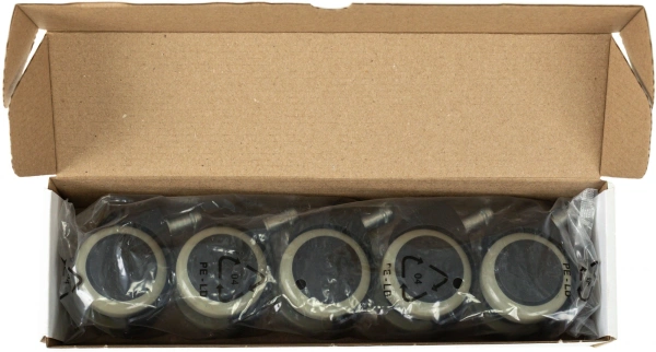 Набор колес Бюрократ CastorSet3850/PU черный для паркета/ламината 50мм