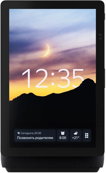 Умная колонка Yandex Станция Дуо Макс Zigbee голос.п.:Алиса черный 60W 1.0 BT/Wi-Fi 10м (YNDX-00055B