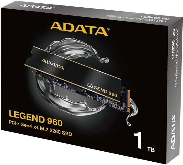 Накопитель SSD A-Data PCIe 4.0 x4 1TB ALEG-960-1TCS Legend 960 M.2 2280