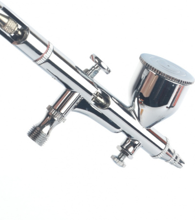 Аэрограф Patriot AB 400 9л/мин соп.:0.2мм бак:0.09л серебристый