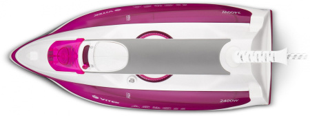 Утюг Vitek 1262-VT-02 2400Вт фиолетовый/белый