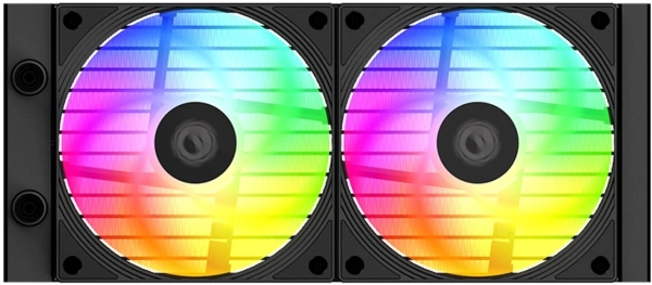 Система водяного охлаждения ID-Cooling FX240 Inf ARGB Soc-AM5/AM4/1200/1700/1851 черный 4-pin 27.2dB Al+Cu 300W Ret