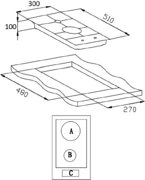 Газовая варочная поверхность Weissgauff HGG 320 BGR черный