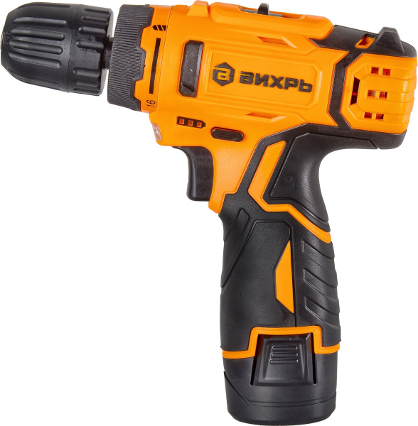Дрель-шуруповерт Вихрь ДА-12Л-2КА аккум. патрон:быстрозажимной (кейс в комплекте) (72/14/26)