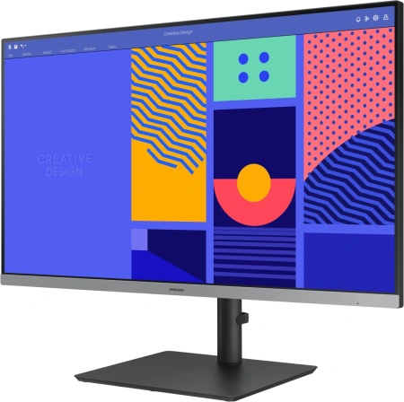 Монитор Samsung 27" S27C430GAIXCI черный IPS LED 4ms 16:9 HDMI матовая HAS Piv 1000:1 250cd 178гр/178гр 1920x1080 100Hz VGA FHD USB 5.6кг